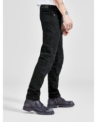 schwarze enge Jeans von Jack & Jones