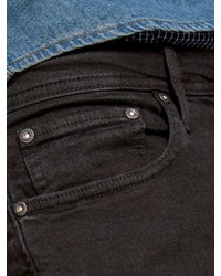 schwarze enge Jeans von Jack & Jones