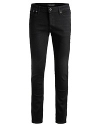 schwarze enge Jeans von Jack & Jones