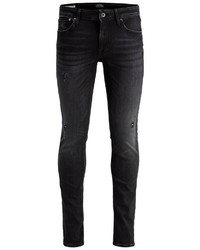 schwarze enge Jeans von Jack & Jones