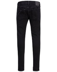 schwarze enge Jeans von Jack & Jones