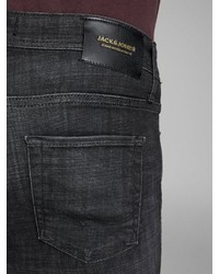 schwarze enge Jeans von Jack & Jones