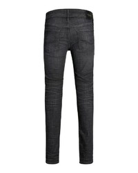 schwarze enge Jeans von Jack & Jones