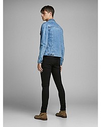 schwarze enge Jeans von Jack & Jones