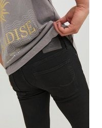 schwarze enge Jeans von Jack & Jones