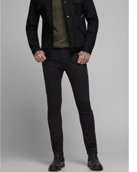schwarze enge Jeans von Jack & Jones