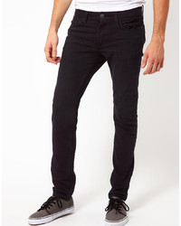 schwarze enge Jeans von Jack & Jones