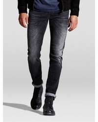 schwarze enge Jeans von Jack & Jones