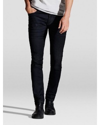 schwarze enge Jeans von Jack & Jones