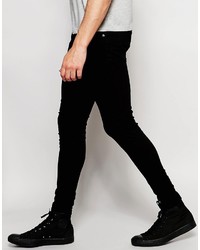 schwarze enge Jeans von Cheap Monday