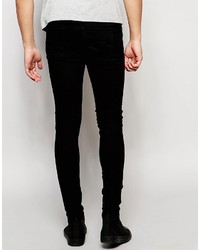 schwarze enge Jeans von Cheap Monday