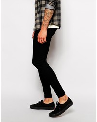 schwarze enge Jeans von Cheap Monday