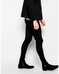 schwarze enge Jeans von Cheap Monday