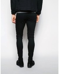 schwarze enge Jeans von Cheap Monday