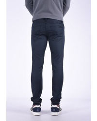 schwarze enge Jeans von Kaporal