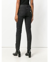 schwarze enge Jeans von Frankie Morello