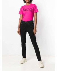 schwarze enge Jeans von McQ Alexander McQueen