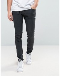 schwarze enge Jeans von Lee