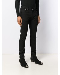 schwarze enge Jeans von Alexander McQueen