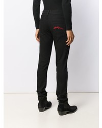 schwarze enge Jeans von Alexander McQueen