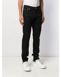 schwarze enge Jeans von Alexander McQueen