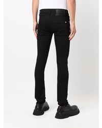 schwarze enge Jeans von Versace