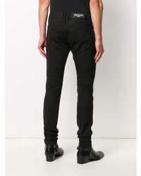 schwarze enge Jeans von Balmain