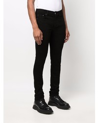 schwarze enge Jeans von Amiri