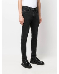 schwarze enge Jeans von Diesel