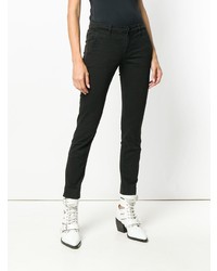 schwarze enge Jeans von 7 For All Mankind