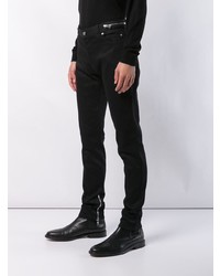 schwarze enge Jeans von Balmain