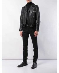 schwarze enge Jeans von Balmain