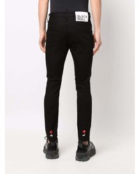 schwarze enge Jeans von DSQUARED2