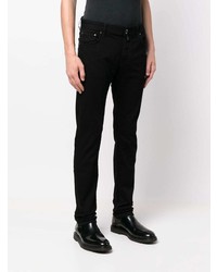schwarze enge Jeans von Jacob Cohen