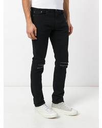 schwarze enge Jeans von Saint Laurent