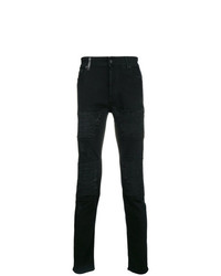 schwarze enge Jeans von Marcelo Burlon County of Milan