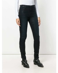 schwarze enge Jeans von J Brand