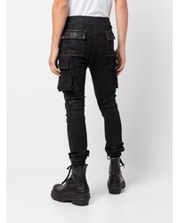 schwarze enge Jeans von Rick Owens DRKSHDW