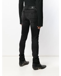 schwarze enge Jeans von Amiri