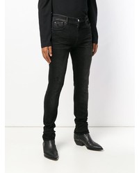 schwarze enge Jeans von Amiri