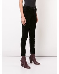 schwarze enge Jeans von 7 For All Mankind