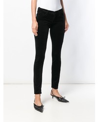 schwarze enge Jeans von 7 For All Mankind