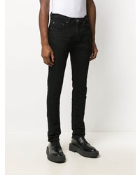 schwarze enge Jeans von Les Hommes