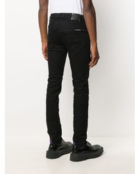 schwarze enge Jeans von Les Hommes