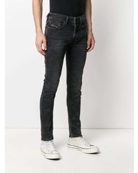 schwarze enge Jeans von Diesel