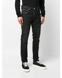 schwarze enge Jeans von purple brand