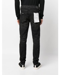 schwarze enge Jeans von purple brand