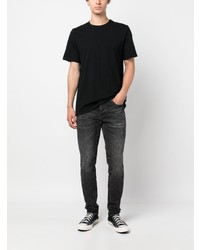 schwarze enge Jeans von purple brand