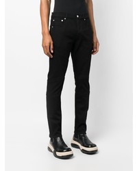 schwarze enge Jeans von Alexander McQueen