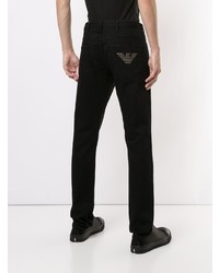 schwarze enge Jeans von Emporio Armani